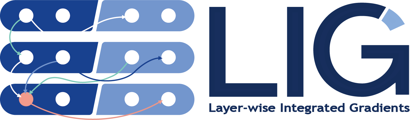 LIG logo — Layer-wise Integrated Gradients for Transformer explainability